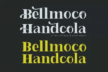 Bellmoco Handcola Serif font