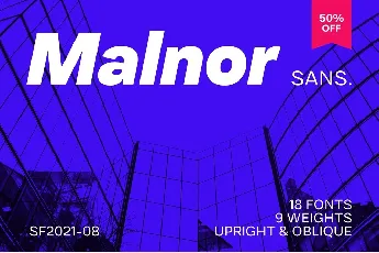 Malnor Sans Family font