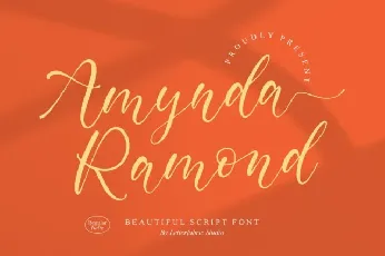 Amynda Ramond font