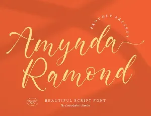 Amynda Ramond font