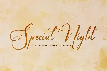 Special Night Demo font