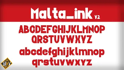 Malta_INK font