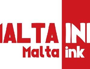 Malta_INK font