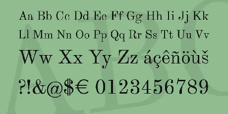 Theano Modern font