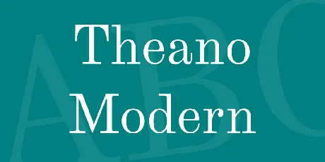 Theano Modern font