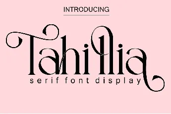 Tahillia font