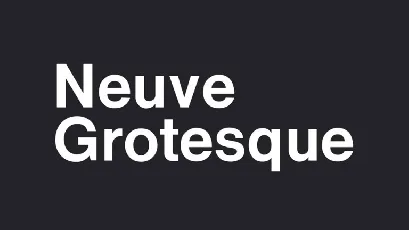 Neuve Grotesque font