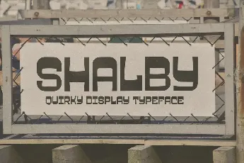 SHALBY font