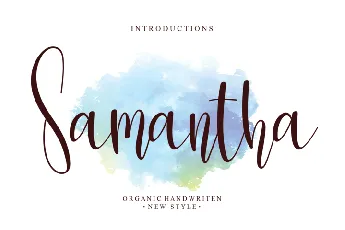 Samantha font