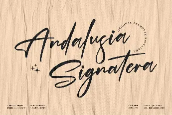 Andalusia Signatera font