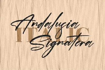 Andalusia Signatera font