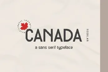 Canada font