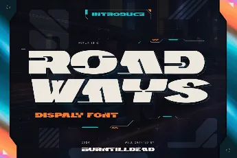 Roadways font