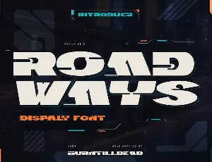 Roadways font