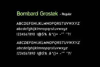 Bombard Grotesk font