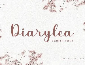 Diarylea Script font