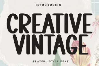 Creative Vintage Display font