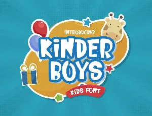 Kinder Boys font