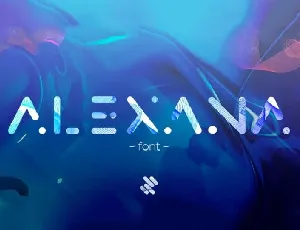 Alexana Display Free font