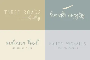 Farmhouse Country Demo Beck McCormick font