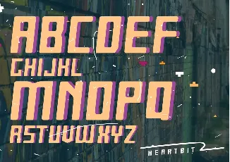 Heartbit font