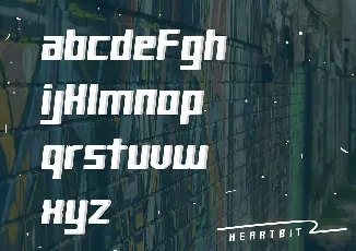 Heartbit font