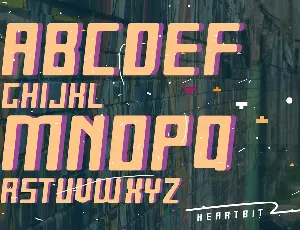 Heartbit font