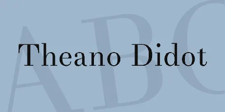 Theano Didot font