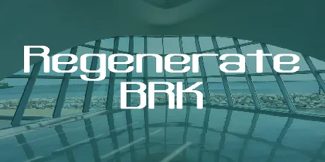 Regenerate BRK font