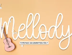 Mellody Script Typeface font