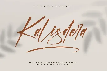 Kalisdera font