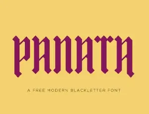 Panata Blackletter font