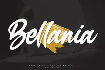 Bellania Script font