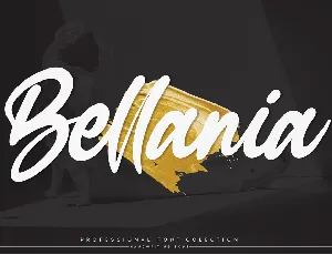 Bellania Script font