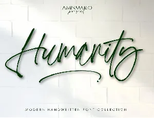 Humanity font