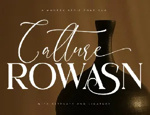 Calture Rowasn Duo font