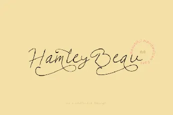 Hamley Beau font