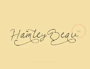 Hamley Beau font