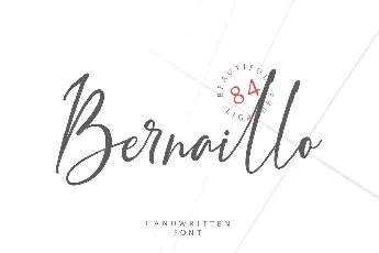 Bernaillo Script Free font