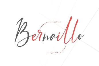 Bernaillo Script Free font