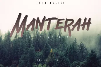 Manterah font