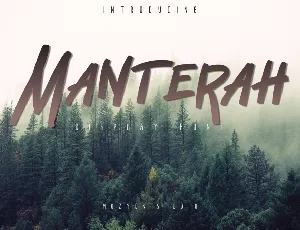 Manterah font