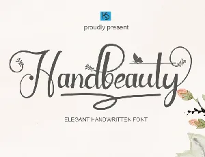 Handbeauty font