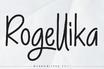 Rogellika Script font