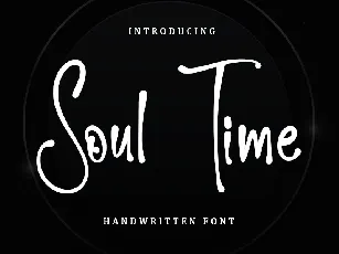 Soul Time - Personal Use font