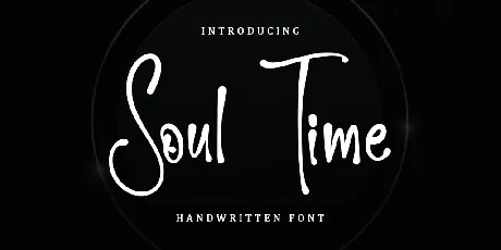 Soul Time - Personal Use font