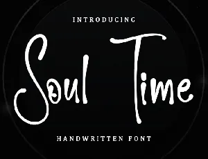 Soul Time - Personal Use font