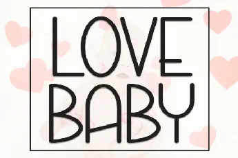 Love Baby Display font