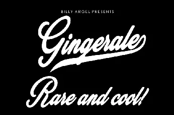 Gingerale font