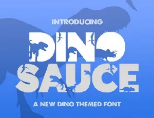 Dinosauce Free font